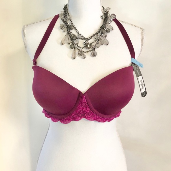 New Maidenform Convertible Strapless Push Up Bra 38C - Picture 9 of 11